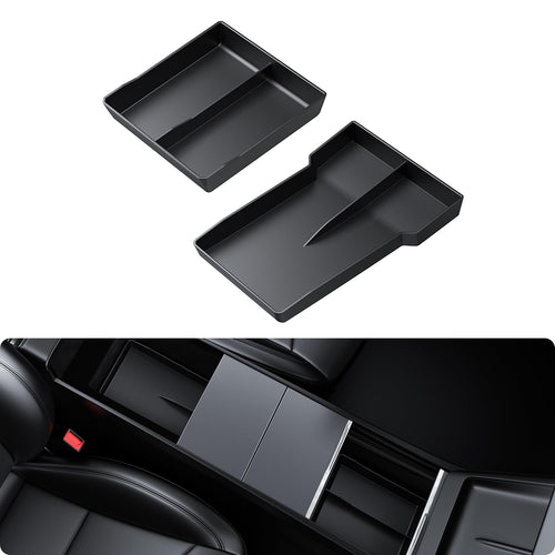 2024-2026 Tesla Model 3 Highland Lower Console Organizer - Bottom Storage | BASENOR