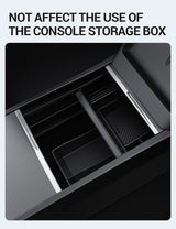 2024-2026 Tesla Model 3 Highland Lower Console Organizer - Bottom Storage | BASENOR, view 2