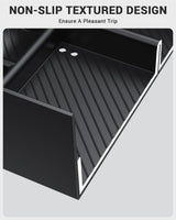 2024-2026 Tesla Model 3 Highland & Model Y Juniper Armrest Storage - Carbon Edition | BASENOR, view 4