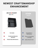 2024-2026 Tesla Model 3 Highland & Model Y Juniper Armrest Storage - Carbon Edition | BASENOR, view 6