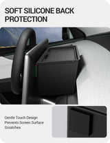 2024-2026 Tesla Model 3 Highland & Model Y Juniper Behind Screen Storage - 2-Tier Hidden Organizer | BASENOR, view 4
