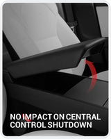 2025-2026 Tesla Model 3 Highland & Model Y Juniper Console Cover - TPU Non-Slip Black | BASENOR, view 6