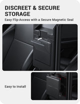 2024-2026 Tesla Model 3 Highland & Model Y Juniper Console Organizer - 4PCS Hidden | BASENOR, view 2
