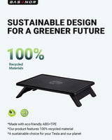 2025-2026 Tesla Model 3 Highland & Model Y Juniper Console Table Tray - Foldable Anti-Slip | BASENOR, view 3