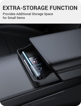 2024-2026 Tesla Model 3 Highland & Model Y Juniper Sunglasses Holder - Armrest Storage | BASENOR, view 3