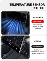2024-2026 Tesla Model 3 Highland & Model Y Juniper Under Screen Storage - 100% Secure | BASENOR, view 6