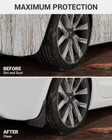 2024-2026 Tesla Model 3 Highland Mud Flaps - No Drilling Paint Protection | BASENOR, view 3