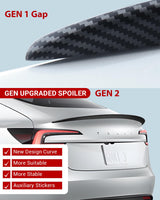2024-2026 Tesla Model 3 Highland Rear Spoiler - OEM Gen 2 Carbon Fiber | BASENOR, view 5