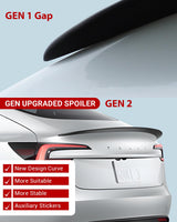 2024-2026 Tesla Model 3 Highland Rear Spoiler - OEM Gen 2 Matte Black | BASENOR, view 6