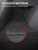 2024-2026 Tesla Model 3 Highland Trunk Storage Bins - Waterproof Carpeted 2PCS | BASENOR, view 4