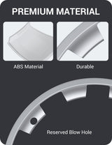 2025-2026 Tesla Model Y Juniper 20" Rim Protector - Scratch Guard Silver | BASENOR, view 3