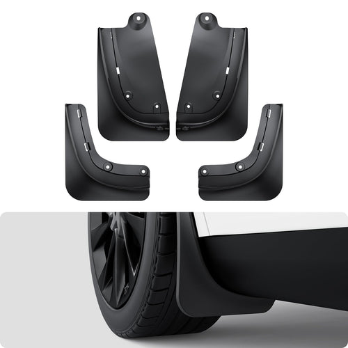 2025-2026 Tesla Model Y Juniper Mud Flaps - No Drilling All-Weather 4PCS | BASENOR