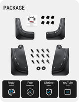 2025-2026 Tesla Model Y Juniper Mud Flaps - No Drilling All-Weather 4PCS | BASENOR, view 2