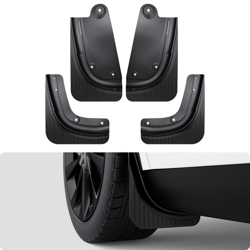 2025-2026 Tesla Model Y Juniper Mud Flaps - TPE Paint Protection 4PCS | BASENOR