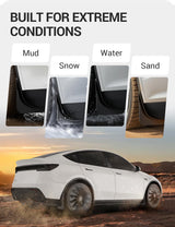 2025-2026 Tesla Model Y Juniper Mud Flaps - TPE Paint Protection 4PCS | BASENOR, view 6