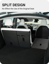 2025-2026 Tesla Model Y Juniper Rear Seat Back Cover - Leather Pet Friendly 3PCS | BASENOR, view 5
