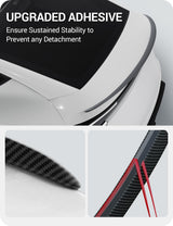 2025-2026 Tesla Model Y Juniper Rear Spoiler - OEM ABS Carbon Fiber | BASENOR, view 5