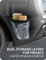 2025-2026 Tesla Model Y Juniper Trunk Storage Bins - Carpeted Lid | BASENOR, view 6