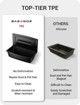 2025-2026 Tesla Model Y Juniper Under Seat Storage Box - No-Slip Hidden 2PCS | BASENOR, view 4