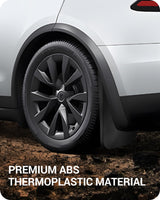 2022-2026 Tesla Model X Plaid Mud Flaps - No Drilling Splash Guards | BASENOR, view 4