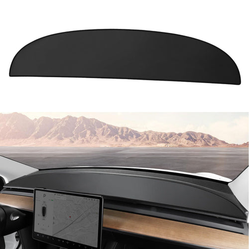 2020-2024 Tesla Model Y Dashboard Cover - Anti-Glare Leather Dustproof | BASENOR
