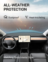 2020-2024 Tesla Model Y Dashboard Cover - Anti-Glare Leather Dustproof | BASENOR, view 3