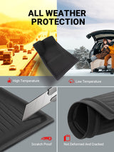 2021-2023 Tesla Model 3 Floor Mats - 3D All-Weather Anti-Slip Waterproof, Frunk & Trunk, 6 PCS | BASENOR, view 6