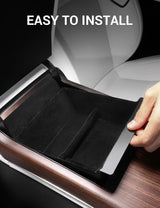 2017-2024 Tesla Model 3 & Model Y Armrest Hidden Storage - Carbon Magnetic | BASENOR, view 5