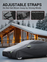 BASENOR Tesla Model S Car Cover All-Weather UV Protection Full Exterior Accessories with Charge Port Opening & Ventilated Mesh for Model S 2012-2023, view 6