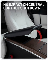 2021-2026 Tesla Model S & Model X Console Cover - TPE Non-Slip Armrest | BASENOR, view 6