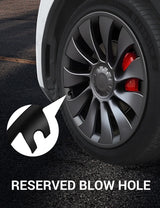 2020-2025 Tesla Model Y 21" Wheel Rim Protector - ABS Curb Rash Cover 4PCS | BASENOR, view 6