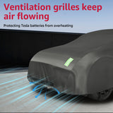 2020-2023 Tesla Model Y Car Cover - All-Weather UV Protection with Charge Port & Mesh Vents | BASENOR, view 4