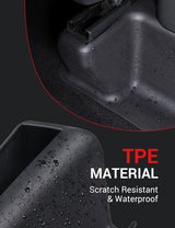 Basenor Tesla Model Y Underseat Protector TPE Seat Slide Rail Pad Cover Anti Kick Seat Base Cover for Model Y Interior Accessories 2021-2023 Black, view 4