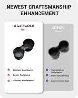 2021-2024 Tesla Model Y/3 Cup Holder Insert - Carbon Edition, Fit Trenta (Not for 2024-2026 M3) | BASENOR, view 2