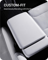2021-2026 Tesla Model S & Model X Console Cover Upgraded - TPE Non-Slip | BASENOR, view 2