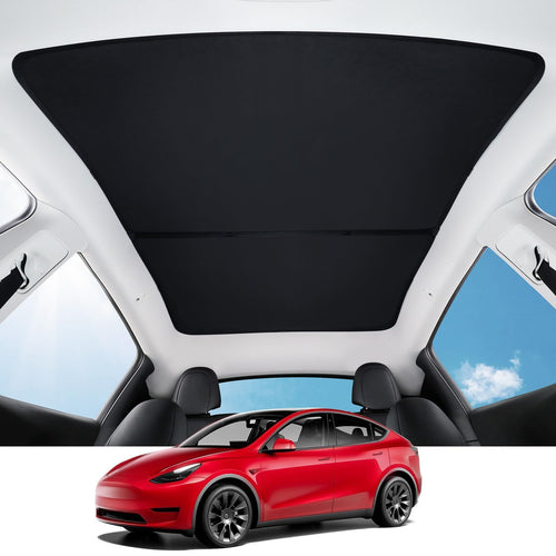 2020-2024 Tesla Model Y Glass Roof Sunshade - Nano Ice Crystal Upgraded | BASENOR