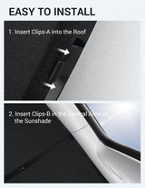 2020-2024 Tesla Model Y Glass Roof Sunshade - Nano Ice Crystal Upgraded | BASENOR, view 4