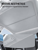 2020-2024 Tesla Model Y Glass Roof Sunshade - Nano Ice-Crystal Heat Insulation, Retractable Gray | BASENOR, view 3