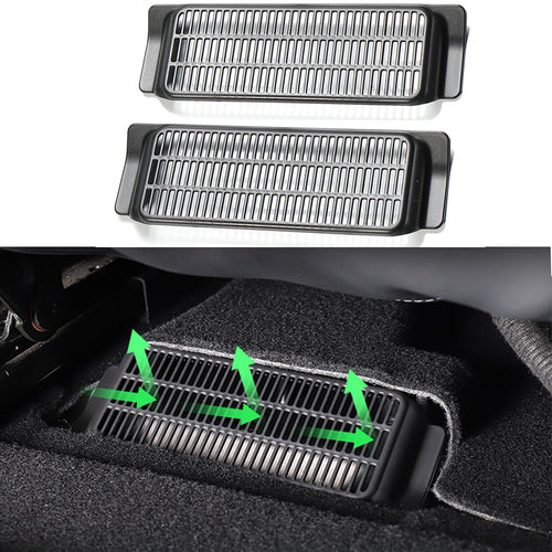 BASENOR Backseat Air Vent Cover (Set of 2) for Tesla Model 3