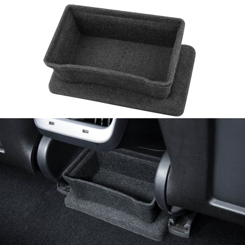 2017-2023 Tesla Model 3 Rear Console Organizer - Trash Can with Lid | BASENOR