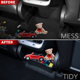 2017-2023 Tesla Model 3 Rear Console Organizer - Trash Can with Lid | BASENOR, view 4