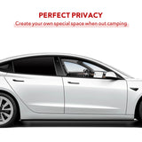 BASENOR Side Windows Sunshades  (Set of 6) for 2016-2023 Tesla Model 3, view 4