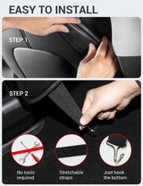 2026 Tesla Model 3/Y/S/X Leather Seat Back Kick Protector - Waterproof Scratchproof 2PCS | BASENOR, view 6