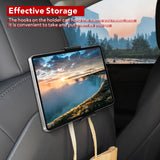 2026 Tesla Model 3/Y/S/X Tablet Holder - 360 Adjustable Headrest Mount | BASENOR, view 6