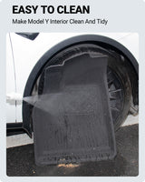 BASENOR Floor Mats Full Set (for 5 seat) for Tesla Model Y, view 6