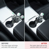 BASENOR Cup Holder Insert-Upgrade for 2021 2022 2023 Tesla Model Y Model 3, view 2