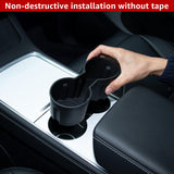BASENOR Cup Holder Insert-Upgrade for 2021 2022 2023 Tesla Model Y Model 3, view 4