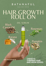 Batanaful Haircare Batana Hair Growth Roll On Scalp Oil Serum for Edges & Thinning Hair, view 3