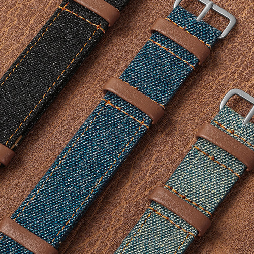 Boderry Watch Co. 20mm Denim NATO Watch Strap
