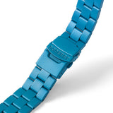 Boderry Watch Co. 3-link Blue Cerakote-Coated Titanium Bracelet | 22mm lug width,Fits only for Voyager Watch, view 3